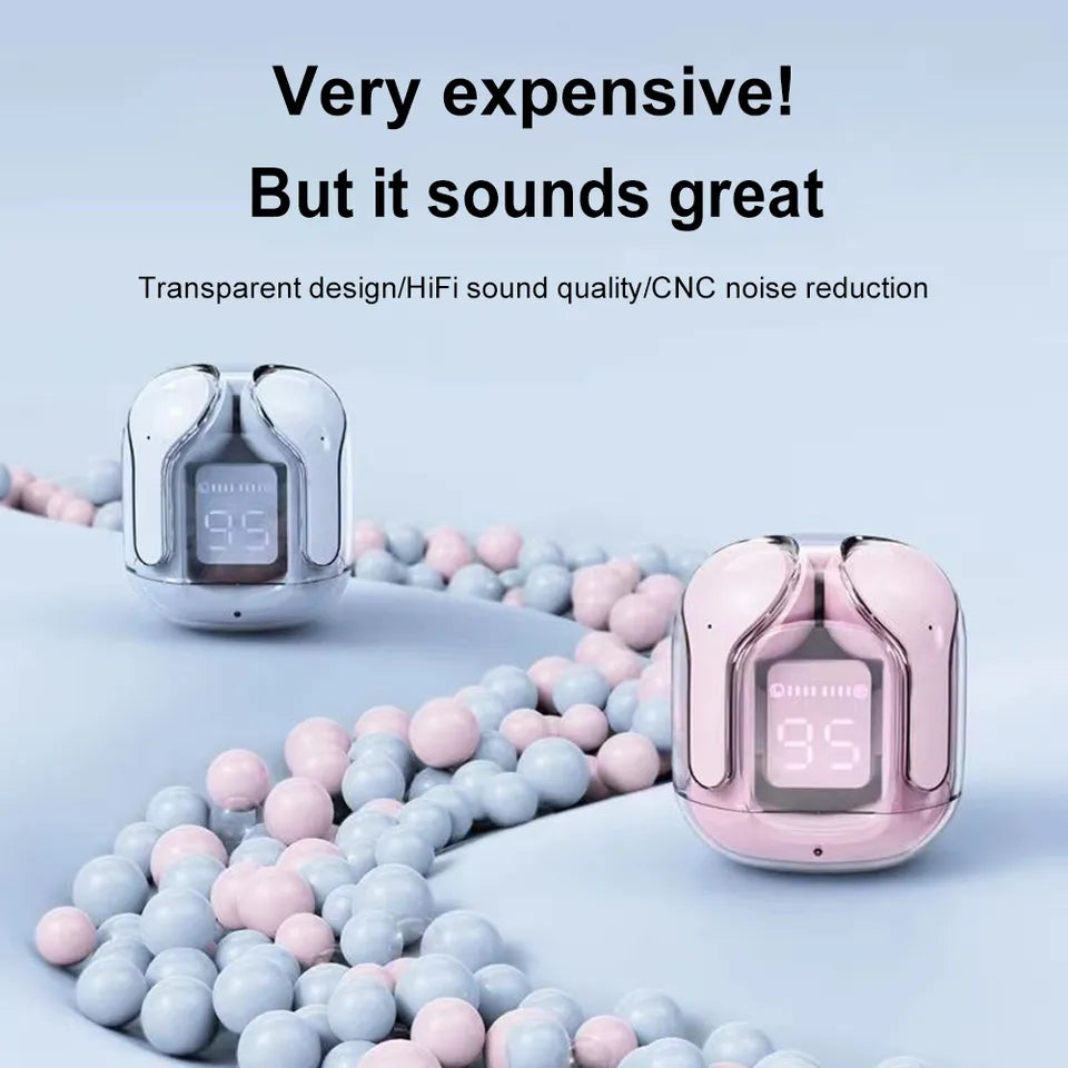 Air31 Earbuds Wireless Crystal Transparent Body