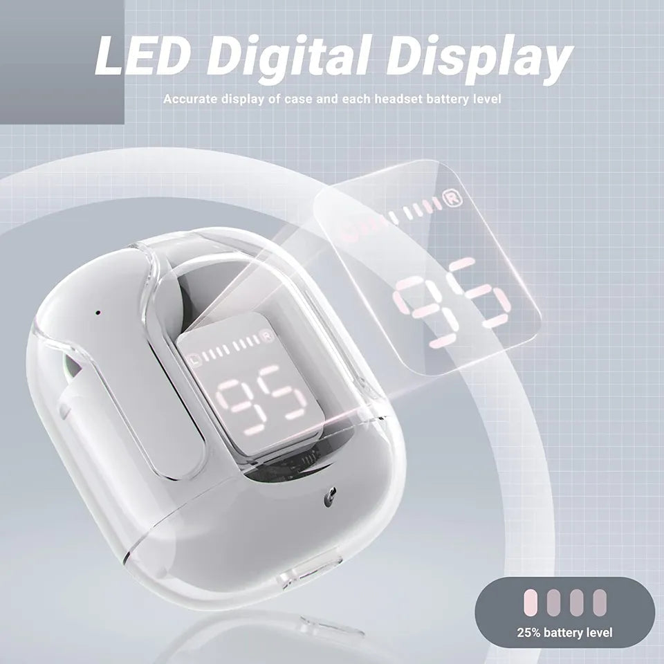 Air31 Earbuds Wireless Crystal Transparent Body