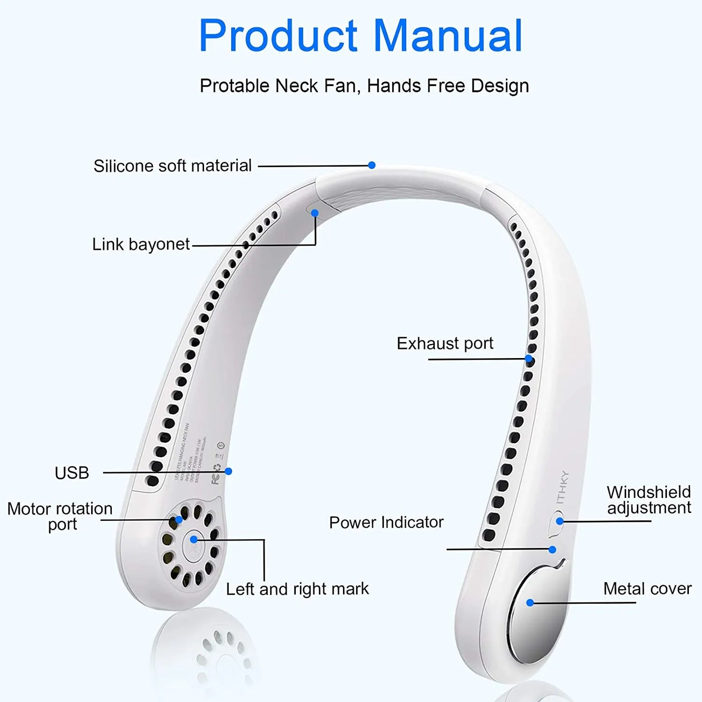 Portable Neck Fan