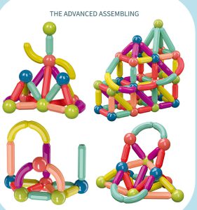 Magnetic Building Blocks: 25-Piece Educational Toy Set