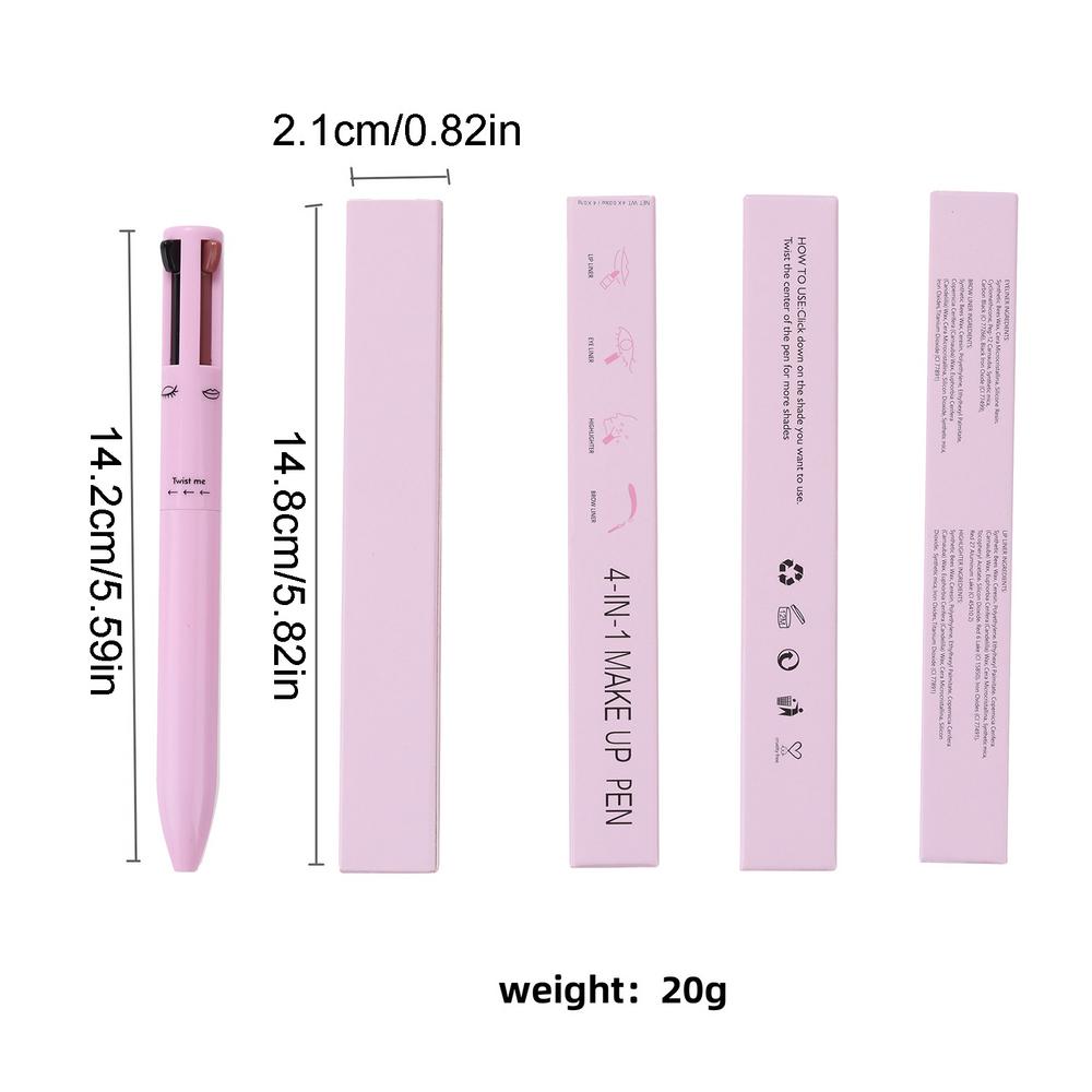4 In 1 Waterproof Makeup Pen Eyebrow