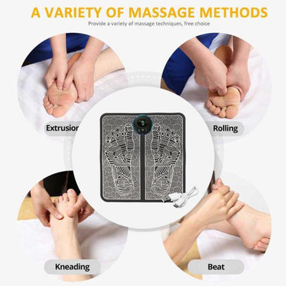 Portable EMS Foot Massager: USB Charging, TENS Therapy