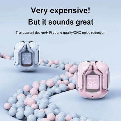 Air31 Earbuds Wireless Crystal Transparent Body