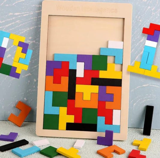 Wooden Puzzle Cubes: Educational Fun for Kids
