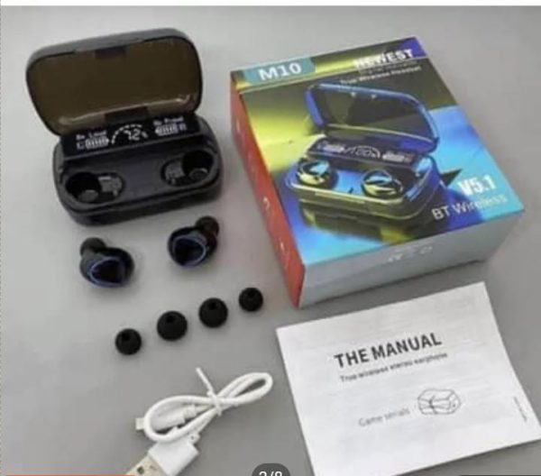 Wireless Bluetooth Earbuds: M10 Model