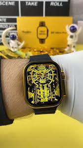 Z76 Ultra Smart Watch – Gold Edition With 2 Straps